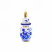 Ornaments Figural Ginger Jar with Flowers Ornament