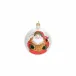 Old St. Nick Reading Ornament 4"D