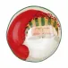 Old St. Nick Pasta Bowl - Stripe Hat 8.25"D, 2.25"H