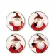 Old St. Nick Cocktail Plates - Set of 4 6.75"D