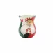 Old St. Nick Bud Vase 3.75"D, 4.5"H