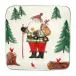 Old St. Nick Large Square Platter w/ Hiker 16.5"Sq