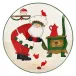 Old St. Nick Round Platter with Oven Large