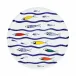 Pesce Pazzo Round Platter 13.25"D