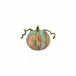 Pumpkins Figural Blue Glass Pumpkin