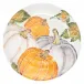 Pumpkins Large Serving Bowl w/ Assorted Pumpkins 15.25"D, 2.75"H