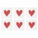 Papersoft Napkins Hearts Cocktail Napkins (Pack of 20) - Set of 6