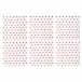 Papersoft Napkins Dot Red Cocktail Napkins (Pack of 20) - Set of 6 5"Sq (Folded) 10"Sq (Flat)