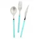 Pastello Aqua Three-Piece Place Setting