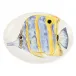 Reef Butterfly Fish Oval Platter