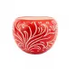 Rustic Garden Red Scroll Planter Medium