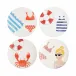 Riviera Assorted Salad Plates - Set of 4 8.5"D