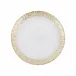 Rufolo Glass Gold Dinner Plate   11"D