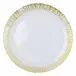 Rufolo Glass Gold Round Platter 13.25"D