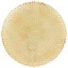 Rufolo Glass Gold Basketweave Round Platter Large
