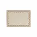 Tavola Natural Scalloped Placemats - Set of 4 19"L, 13"W