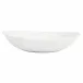 Aria White Oval Shallow Bowl 12"L, 10.5"W, 2.75"H