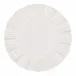 Bari White Small Round Platter 12"D