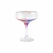 Rainbow Coupe Champagne Glass 5.25"H, 6 oz