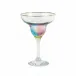 Rainbow Margarita Glass 6.5"H, 4 oz