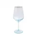 Rainbow Turquoise Wine Glass 8.5"H, 15 oz