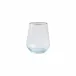 Rainbow Turquoise Stemless Wine Glass 4.25"H, 14 oz