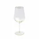Rainbow Yellow Wine Glass