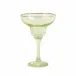 Rainbow Yellow Margarita Glass