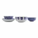 Santorini 4-Piece Serving Bowls Set 8"-12"D, 2.5"-4.25"H