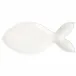 Santorini Large White Figural Fish Platter 19"L, 8.5"W