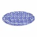 Santorini Flower Narrow Oval Platter 15.25"L, 7"W