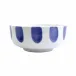 Santorini Dot Large Footed Serving Bowl 10"D, 4.25"H