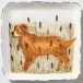 Wildlife Hunting Dog Large Square Platter 16.5"Sq