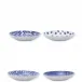 Santorini Assorted Pasta Bowls - Set of 4 9.5"D, 1.75"H