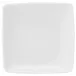 Carre White Rectangular Plate, Set Of 4