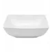 Carre White Individual Salad Bowl