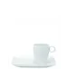 Carre White Tray & Mug