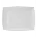 Carre White Medium Rectangular Platter