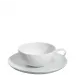 Domo White Breakfast Cup & Saucer