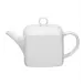 Carre White Tea Pot