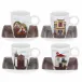 Alma da Madeira Set 4 Cups & Saucers