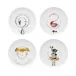 Tea with Alice Set 4 Dessert Plates (Gift Box)