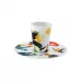 Escape Goat Espresso Cup And Saucer XXVI