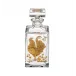 Golden Whisky Decanter With Gold Rooster