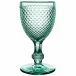 Bicos Mint Green Set With 4 Red Wine Goblets