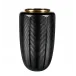 Jet Black Case With Large Vase