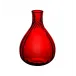 Color Drop Small Bud Vase Red