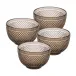 Bicos Brown Small Bowl Brown, Set of 4