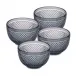 Bicos Grey Small Bowl Grey, Set of 4