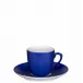 Colors Coffee Cup & Saucer Blue